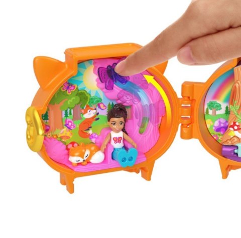 Zestaw z figurkami polly pocket lalka + szop Zestaw z figurkami polly pocket lalka + szop