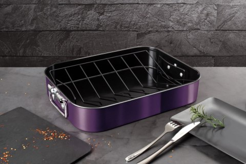 BRYTFANNA DO PIECZENIA Z RUSZTEM 41.5X32CM BERLINGER HAUS PURPLE ECLIPSE BH-7848 BRYTFANNA DO PIECZENIA Z RUSZTEM 41.5X32CM BERLINGER HAUS PURPLE ECLIPSE BH-7848