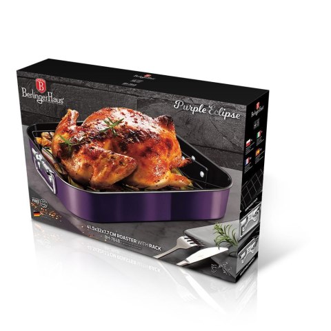 BRYTFANNA DO PIECZENIA Z RUSZTEM 41.5X32CM BERLINGER HAUS PURPLE ECLIPSE BH-7848 BRYTFANNA DO PIECZENIA Z RUSZTEM 41.5X32CM BERLINGER HAUS PURPLE ECLIPSE BH-7848