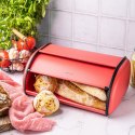 CHLEBAK STALOWY 44CM MATOWY KINGHOFF KH-1865 CZERWONY CHLEBAK STALOWY 44CM MATOWY KINGHOFF KH-1865 CZERWONY