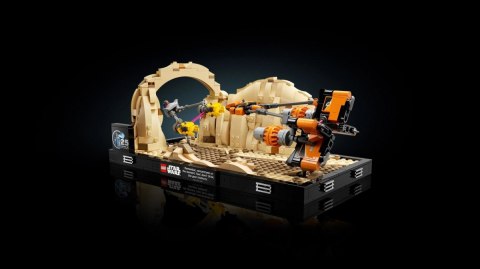 Klocki star wars 75380 diorama: wyścig ścigaczy w mos espa Klocki star wars 75380 diorama: wyścig ścigaczy w mos espa