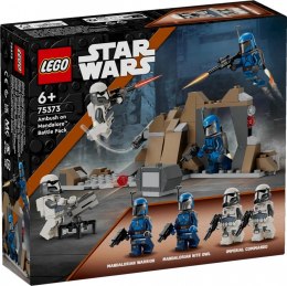Klocki star wars 75373 zasadzka na mandalorze - zestaw bitewny