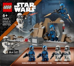 Klocki star wars 75373 zasadzka na mandalorze - zestaw bitewny