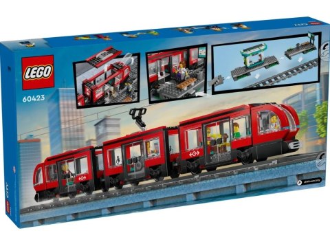 Klocki city 60423 tramwaj miejski ze stacją Klocki city 60423 tramwaj miejski ze stacją