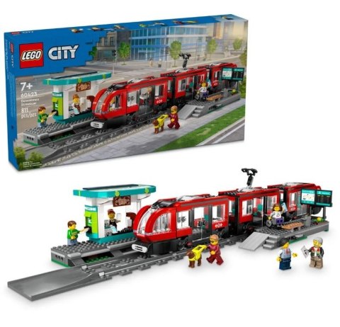 Klocki city 60423 tramwaj miejski ze stacją Klocki city 60423 tramwaj miejski ze stacją