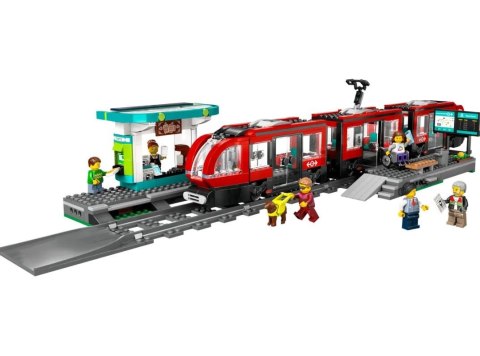 Klocki city 60423 tramwaj miejski ze stacją Klocki city 60423 tramwaj miejski ze stacją
