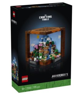 Klocki minecraft 21265 stół warsztatowy