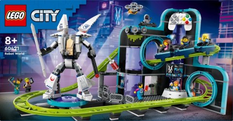 Klocki city 60421 park Świat robotów z rollercoasterem Klocki city 60421 park Świat robotów z rollercoasterem