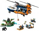 Klocki city 60437 helikopter badaczy dżungli w bazie