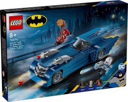 Klocki super heroes 76274 batman z batmobilem kontra harley quinn i mr. freeze