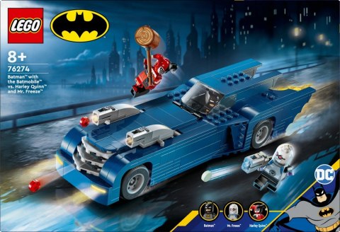 Klocki super heroes 76274 batman z batmobilem kontra harley quinn i mr. freeze Klocki super heroes 76274 batman z batmobilem kontra harley quinn i mr. freeze