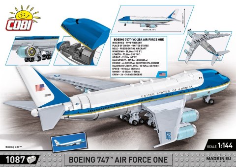 Klocki boeing 747 air force one Klocki boeing 747 air force one