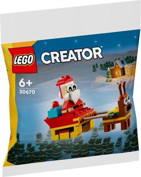 Klocki creator 30670 przejażdżka saniami Świętego mikołaja Klocki creator 30670 przejażdżka saniami Świętego mikołaja