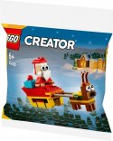 Klocki creator 30670 przejażdżka saniami Świętego mikołaja