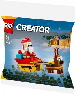 Klocki creator 30670 przejażdżka saniami Świętego mikołaja
