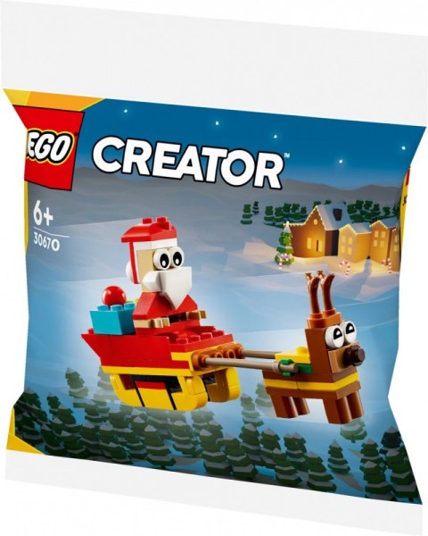 Klocki creator 30670 przejażdżka saniami Świętego mikołaja Klocki creator 30670 przejażdżka saniami Świętego mikołaja