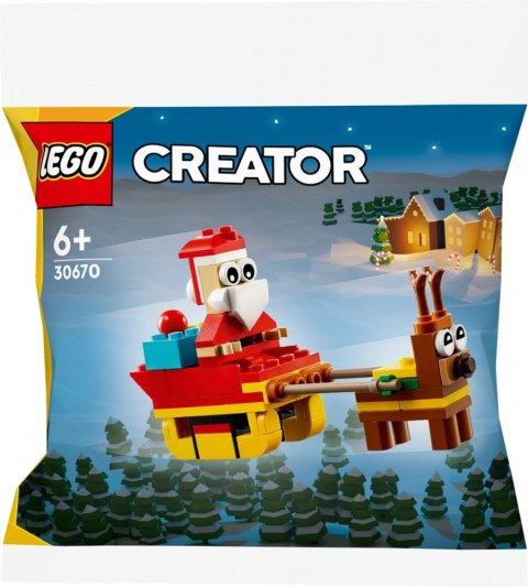 Klocki creator 30670 przejażdżka saniami Świętego mikołaja Klocki creator 30670 przejażdżka saniami Świętego mikołaja