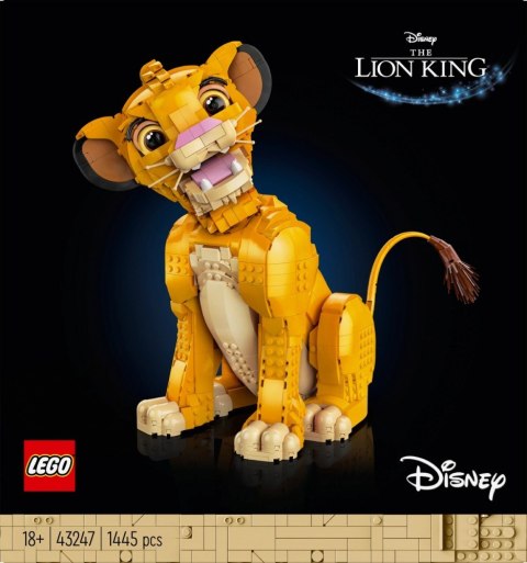 Klocki disney classic 43247 król lew młody simba Klocki disney classic 43247 król lew młody simba