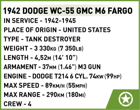 Klocki 37 mm gmc m6 fargo Klocki 37 mm gmc m6 fargo