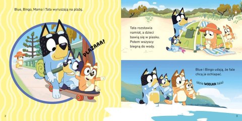 Książeczka bluey. plaża. moja czytanka Książeczka bluey. plaża. moja czytanka