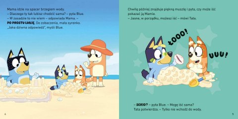 Książeczka bluey. plaża. moja czytanka Książeczka bluey. plaża. moja czytanka