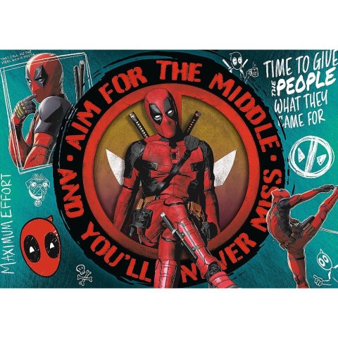 Puzzle 1000 elementów premium plus deadpool marvel Puzzle 1000 elementów premium plus deadpool marvel