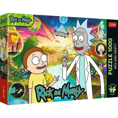 Puzzle 1000 elementów premium plus rick i morty Puzzle 1000 elementów premium plus rick i morty