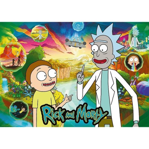 Puzzle 1000 elementów premium plus rick i morty Puzzle 1000 elementów premium plus rick i morty
