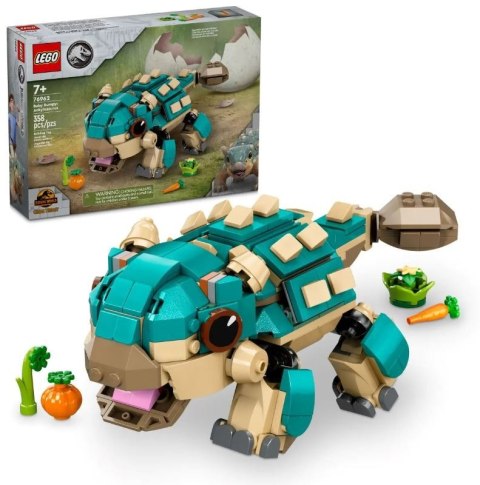 Klocki jurassic world 76962 mały ankylozaur bumpy Klocki jurassic world 76962 mały ankylozaur bumpy