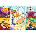 Puzzle 100 elementów dzielny król lew