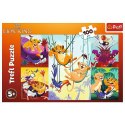 Puzzle 100 elementów dzielny król lew