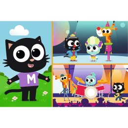 Puzzle 24 elementy maxi przygody małego kotka milo