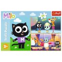 Puzzle 24 elementy maxi przygody małego kotka milo