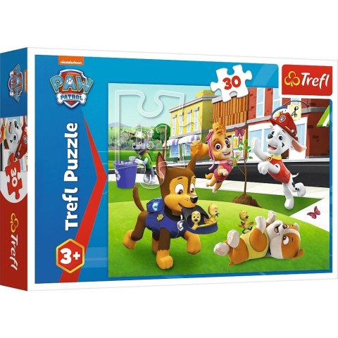 Puzzle 30 elementów pieski w akcji psi patrol paw patrol Puzzle 30 elementów pieski w akcji psi patrol paw patrol
