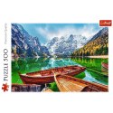 Puzzle 500 elementów jezioro braies włochy