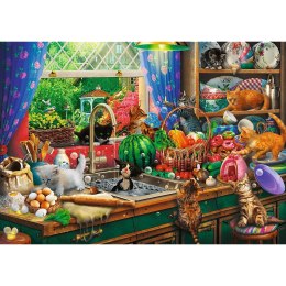 Puzzle 1000 elementów premium plus kociaki rozrabiaki