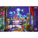 Puzzle 1000 elementów premium plus paryż w blasku księżyca
