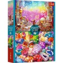 Puzzle 2x500 elementów kosmos i kryształy
