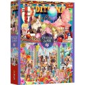 Puzzle 2x500 elementów puszyści przyjaciele kotki pieski