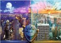 Puzzle 2x500 elementów wycieczka po ameryce