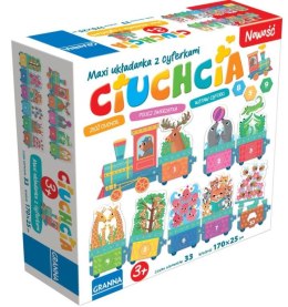Puzzle maxi układanka z dziurkami ciuchcia