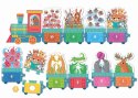 Puzzle maxi układanka z dziurkami ciuchcia