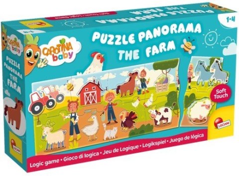 Układanka carotina baby puzzle panorama - farma Układanka carotina baby puzzle panorama - farma