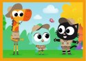Puzzle 4w1 poznaj milo i jego przyjaciół
