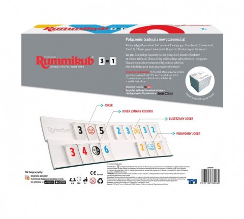 Gra rummikub 3w1 Gra rummikub 3w1