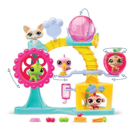 Littlest pet shop zestaw fabryka zabawy z 2 figurkami Littlest pet shop zestaw fabryka zabawy z 2 figurkami