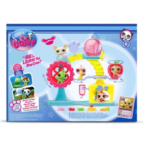Littlest pet shop zestaw fabryka zabawy z 2 figurkami Littlest pet shop zestaw fabryka zabawy z 2 figurkami