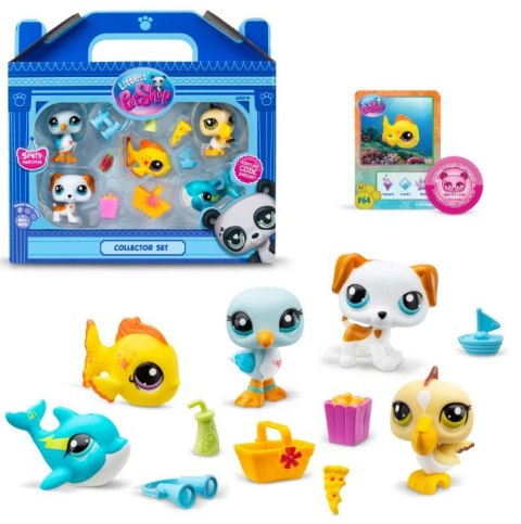 Littlest pet shop zestaw figurek plaża Littlest pet shop zestaw figurek plaża