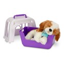 Maskotka interaktywna little live pets - piesek z transporterem