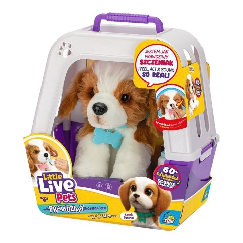 Maskotka interaktywna little live pets - piesek z transporterem Maskotka interaktywna little live pets - piesek z transporterem